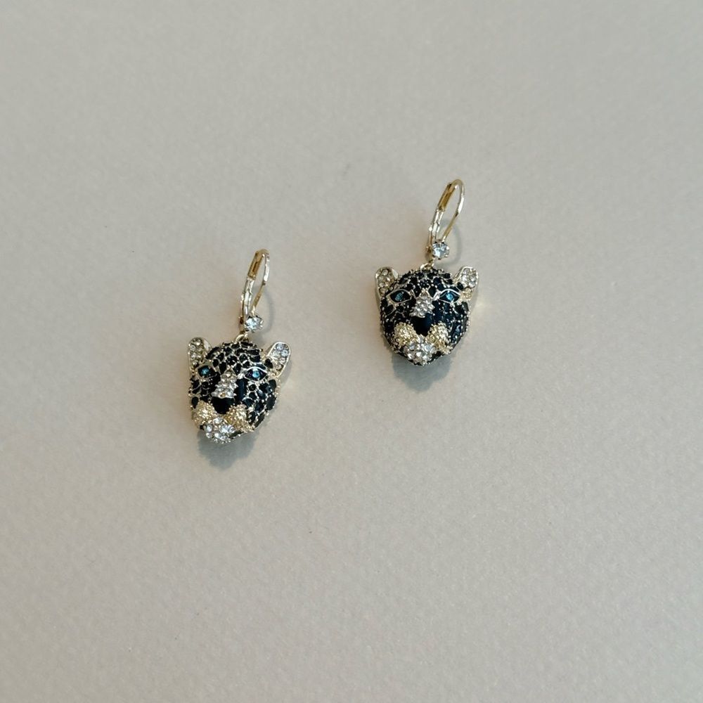 Tiger earrings M1037 - Picture 1 of 3